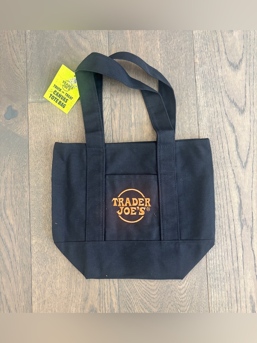 NWT 2026 Trader Joe’s mini trick or treat Canvas Tote Bag